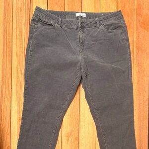 Ann Taylor LOFT Blue Corduroy Pants